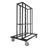 AARCO FAT16 Form-A-Line Transport, Steel - Holds 16 Posts