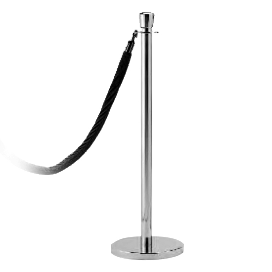 CROWD CONTROL POST CHROME