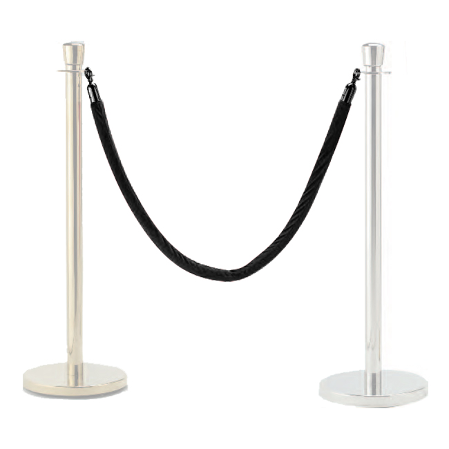 CROWD CONTROL ROPE BLACK