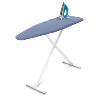 Wardrobe Iron Board, Blue, Plastic - 48" x 14" x 34"