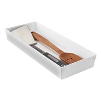 Rubbermaid FG2918RDWHT Drawer Organizer, White, Plastic -
15" x 6" x 2"