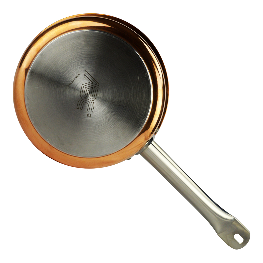 2 1/2QT COPPER POT W/LID *D*