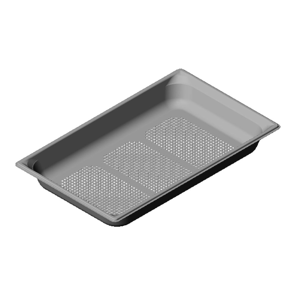 ABC 2220023 Perforated Steam Table Pan, Stainless Steel, Full Size - 2 ...