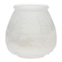ABC 40124 Euro Venetian Candle, Frost - 3-3/4"