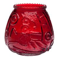 ABC 40128 Euro Venetian Candle, Red - 3-3/4"