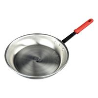 Bargreen Label ABCAL12BE Natural Finish Frying Pan,
Aluminum/Steel - 12"