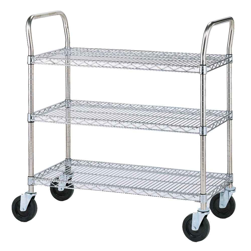 36"X18" UTILITY CART CHROME