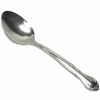 ABC FLO-01 Linda Teaspoon, 18/0 Stainless Steel - 6-1/8"