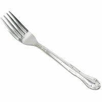 ABC FLO-05 Linda Dinner Fork, 18/0 Stainless Steel - 7-1/4"