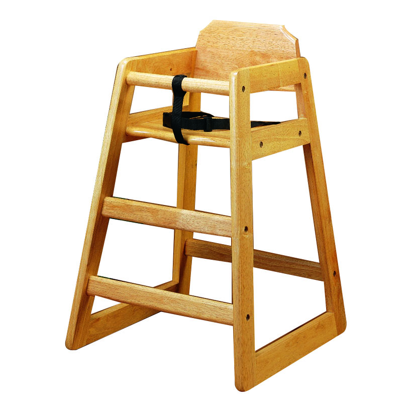 HIGH CHAIR WOOD NATURAL FINISH