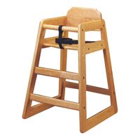 ABC HC-1 High Chair, Natural, Hardwood