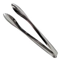 ABC LUN-07 Small Serving Tongs, 18/8 Stainless Steel - 6"