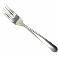 ABC MWI-06 Medium Weight Windsor Salad Fork, 18/0 Stainless
Steel - 6"