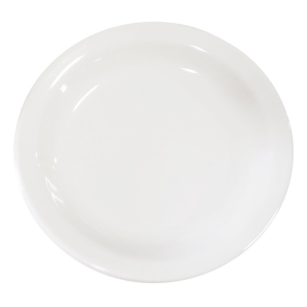 #4 PLATE 6.5" NR-WHITE (3)