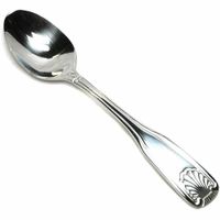 ABC SHL-03 Shell Dessert Spoon, 18/0 Stainless Steel -
7-5/8"