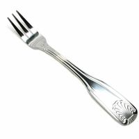 ABC SHL-07 Shell Cocktail Fork, 18/0 Stainless Steel -
6-1/8"
