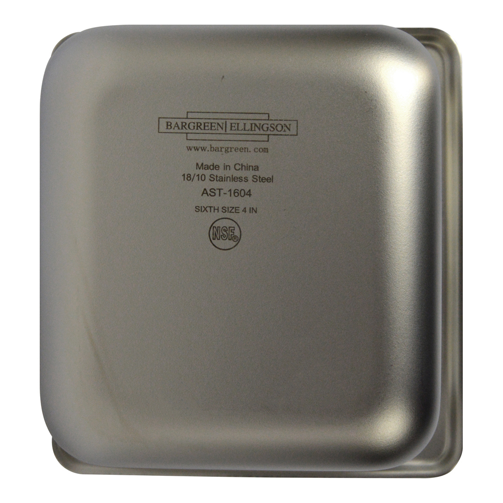 1/6 SZ S/S PAN 4" DP(12) (AST)