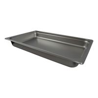 ABC AST-2002 Steam Table Food Pan, Stainless Steel, Full
Size - 20-3/4" x 12-3/4" x 2-1/2" - 10-2/5 qt, 22 Gauge