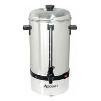 Adcraft CP-40 Coffee Percolator, Stainless Steel - 40 cup