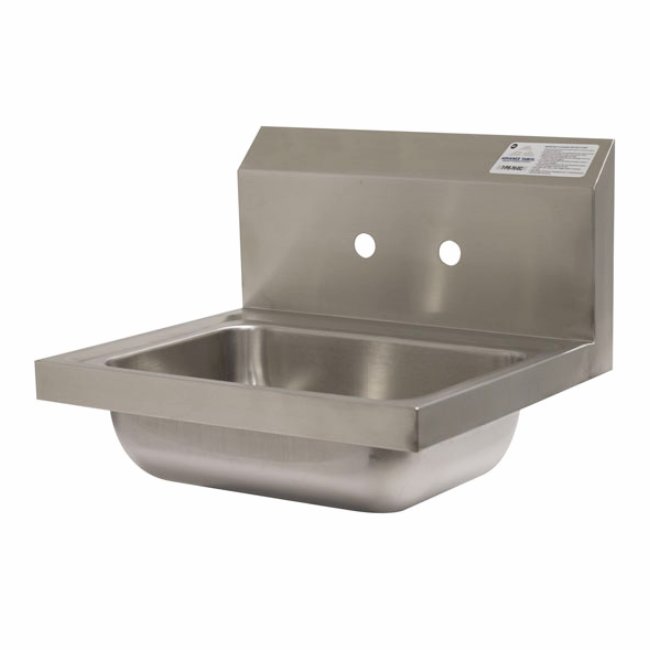 HAND SINK WALL MOUNTED 14"W