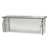 Advance Tabco DSG-18S-72 Sleek Shield Food Shield, Stainless
Steel/Glass - 72" x 18" x 18"