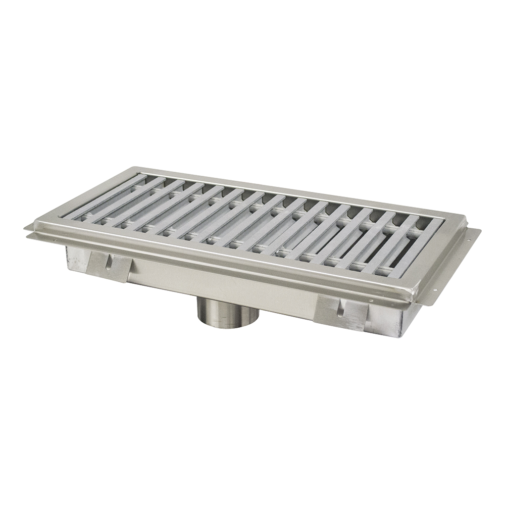 FLOOR TROUGH W FIBERGLASS GRAT