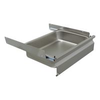 Advance Tabco GZ-2020-X Deluxe Drawer, Stainless Steel -
21-1/2" x 22-3/4" x 6-1/8"