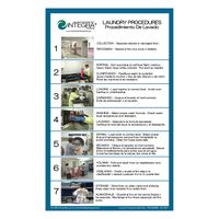 Integra 44460 Wall Chart - Laundry Procedures