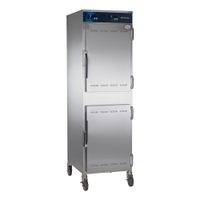 Alto-Shaam 1000-UP Halo Heat Mobile Heated Holding Cabinet,
Stainless Steel, Double Compartment - 75-3/4" x 24" x
32-3/4"