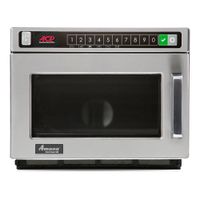 Amana HDC212 Heavy Volume Commercial Microwave, Stainless
Steel - 2100W