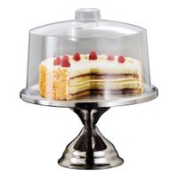 American Metalcraft 19004 Cake Cover, Clear, Plastic - 12" x
6"