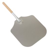 American Metalcraft 2814 Large Blade Pizza Peel,
Aluminum/Wood - 14" x 16"