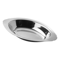 American Metalcraft AO150 Oval Au Gratin Dish, Stainless
Steel - 15 oz