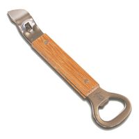 American Metalcraft BBC39 Deluxe Bottle/Can Opener,
Stainless Steel, Wood - 4-1/2"