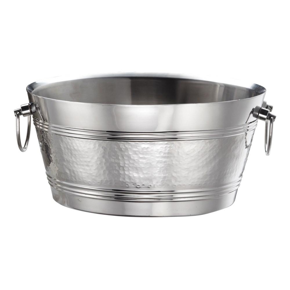 PARTY TUB 940 OZ HAMMERED S/S