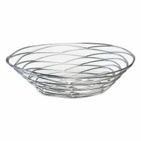 American Metalcraft FRUC16 Oval Birdnest Basket, Metal,
Chrome - 9" x 6"