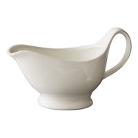 American Metalcraft GB16 Gravy Boat, White, Porcelain - 16
oz