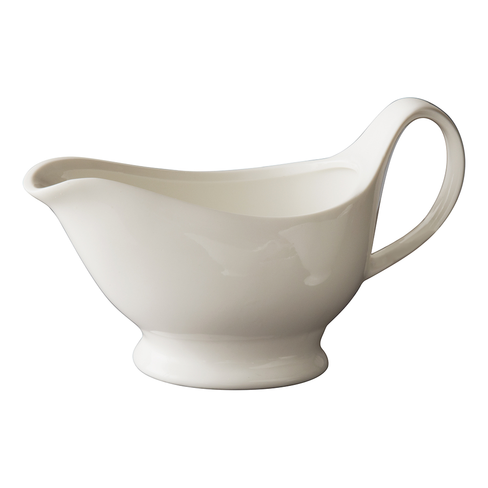 GRAVY BOAT 16OZ PORCELAIN