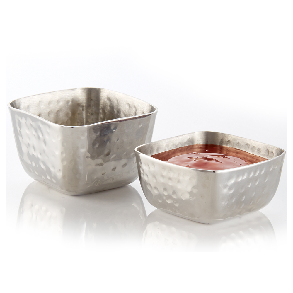 2.5 OZ SQ / HAMMERED