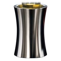 American Metalcraft HGWC1 New Wave Double Wall Wine Cooler,
Stainless Steel - 8" x 5-1/4"