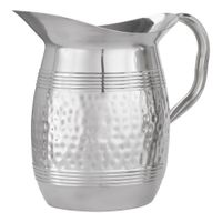 American Metalcraft HMWP85 Bell Water Pitcher, Hammered
Stainless Steel - 68 oz