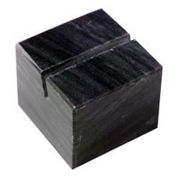 American Metalcraft MCHB125 Card Holder, Black, Marble -
1-1/4" x 1"