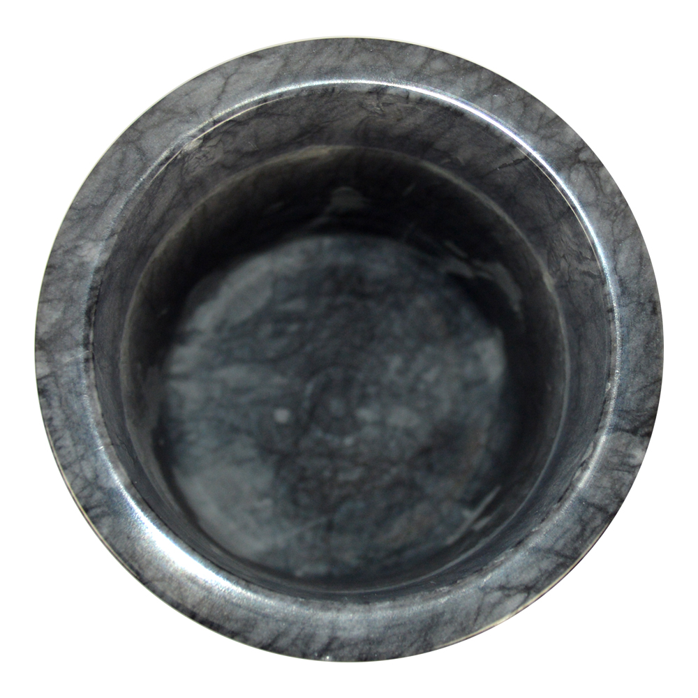 7" MARBLE WINE COOLER BLK (6)