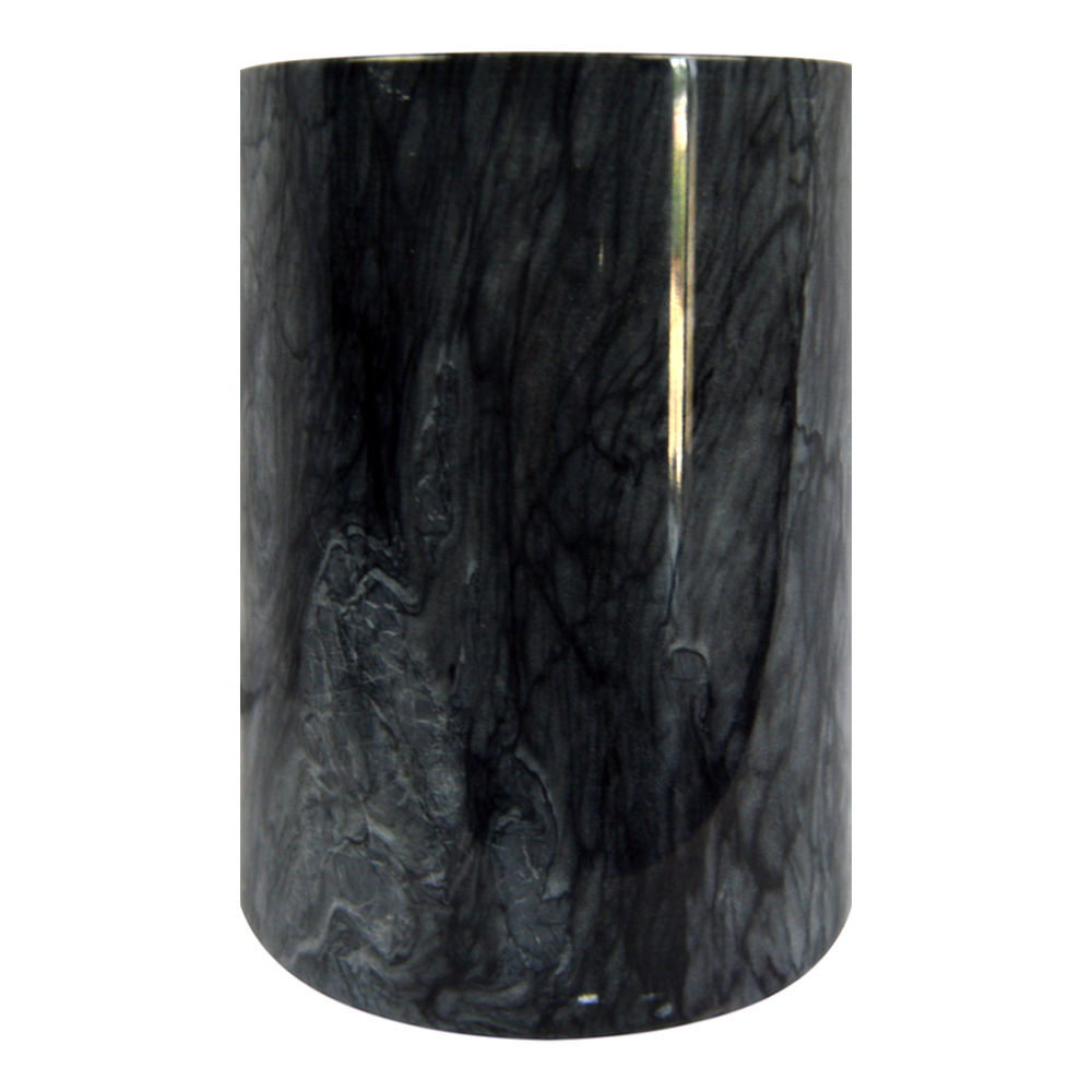 7" MARBLE WINE COOLER BLK (6)