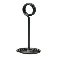 American Metalcraft NSB4 Swirl Base Number Stand, Black,
Metal - 4"