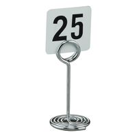 American Metalcraft NSC4 Swirl Base Number Stand, Metal - 4"