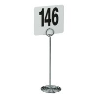 American Metalcraft NSC8 Swirl Base Number Stand, Metal - 8"