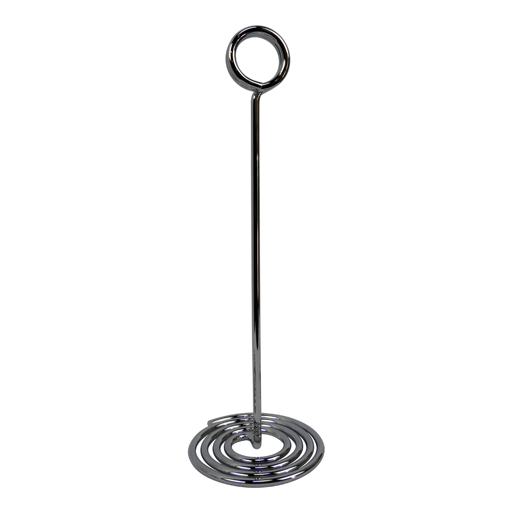 8" CHROME SWIRL BASE # STAND