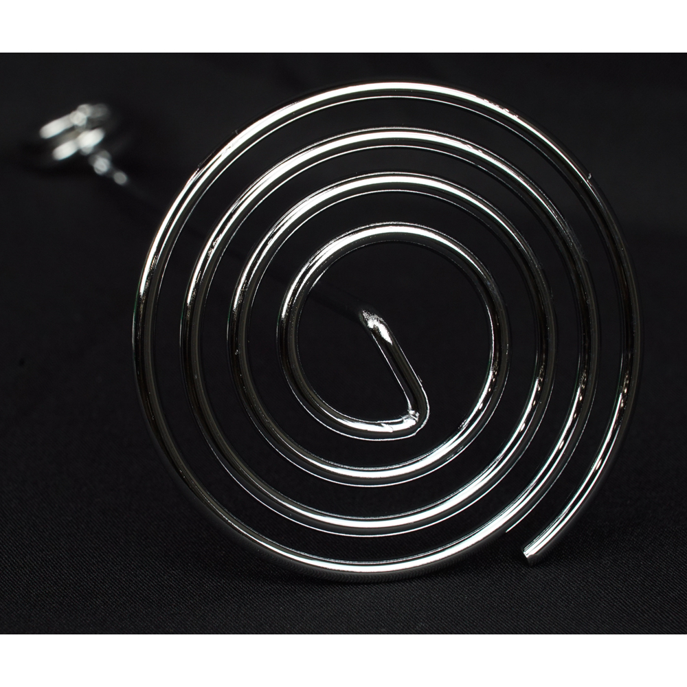 8" CHROME SWIRL BASE # STAND