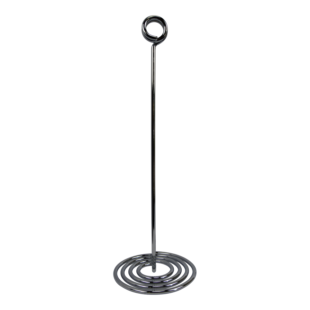 12" CHROME SWIRL BASE # STAND